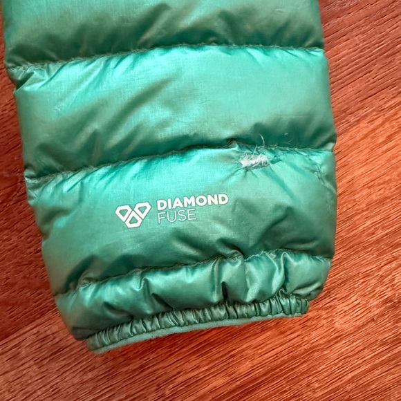 Outdoor Research Teal Hooded Down Ski Jacket - Picture 10 of 13